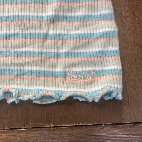 Levis girls shirt XL. Teal - Picture 3 of 7